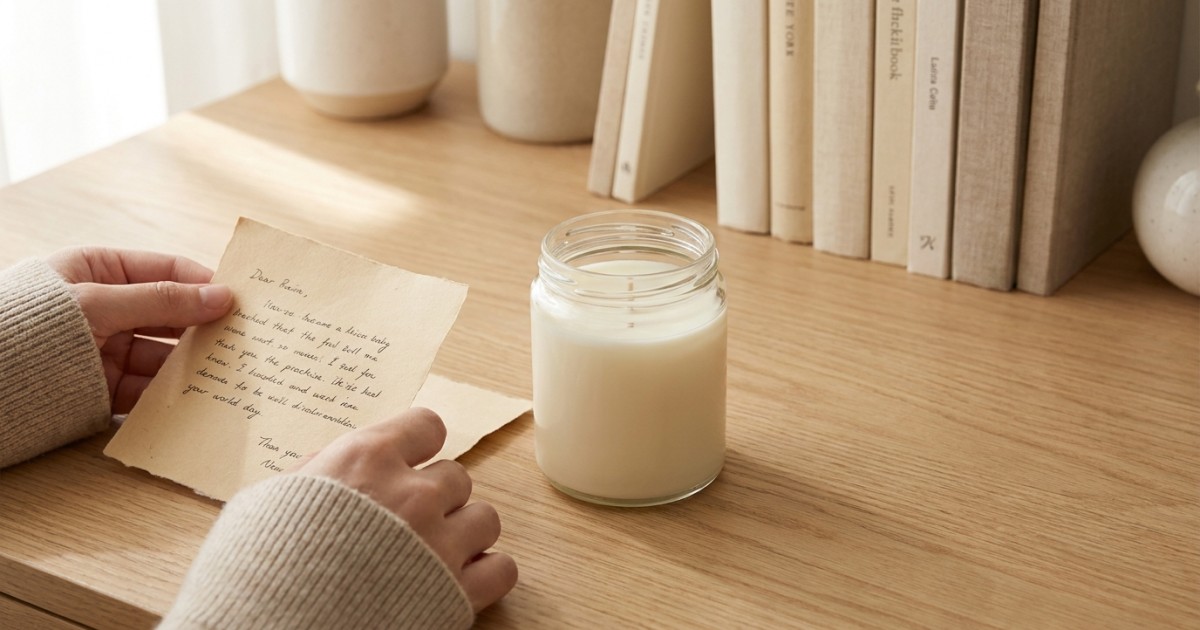 Hidden message in wax: why paper does not belong to the flame