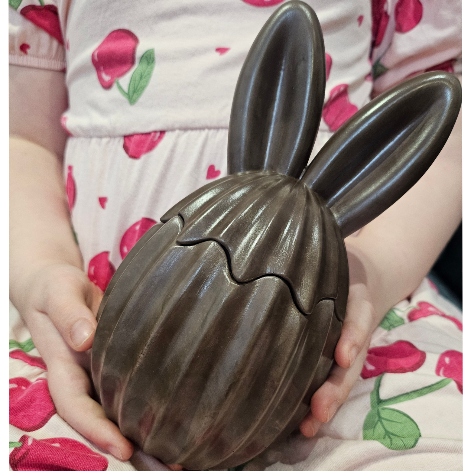 Choco Bunny Candle - Brown / Cherry, Almond