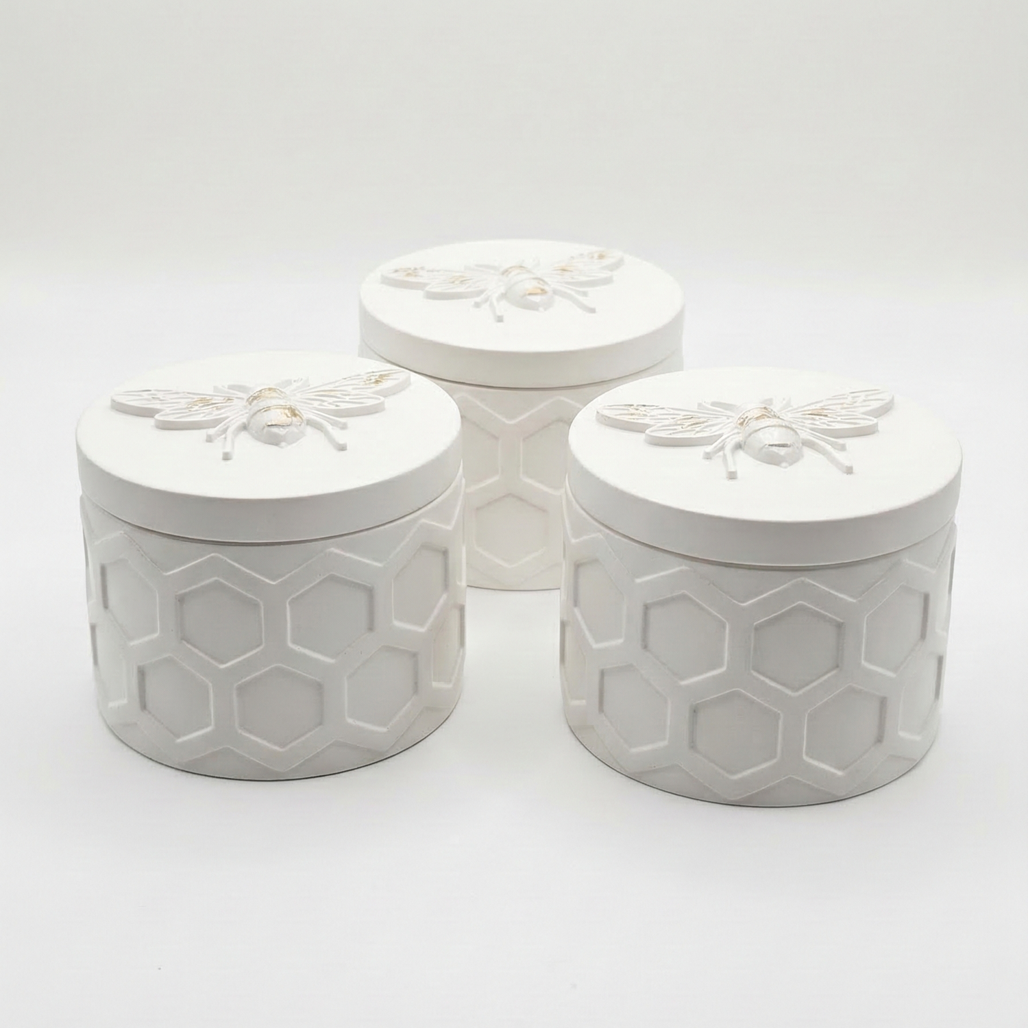 Bee Candle - White / Milk, Honey