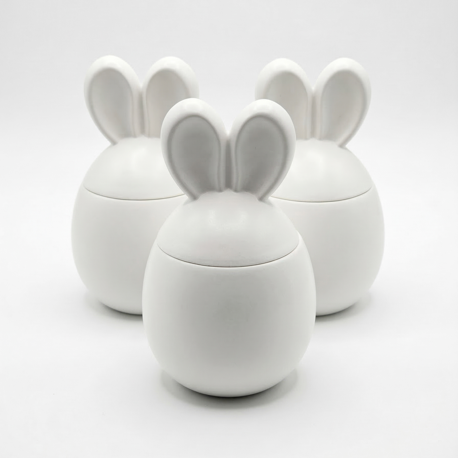Drobec Candle - White / Plum, Rhubarb