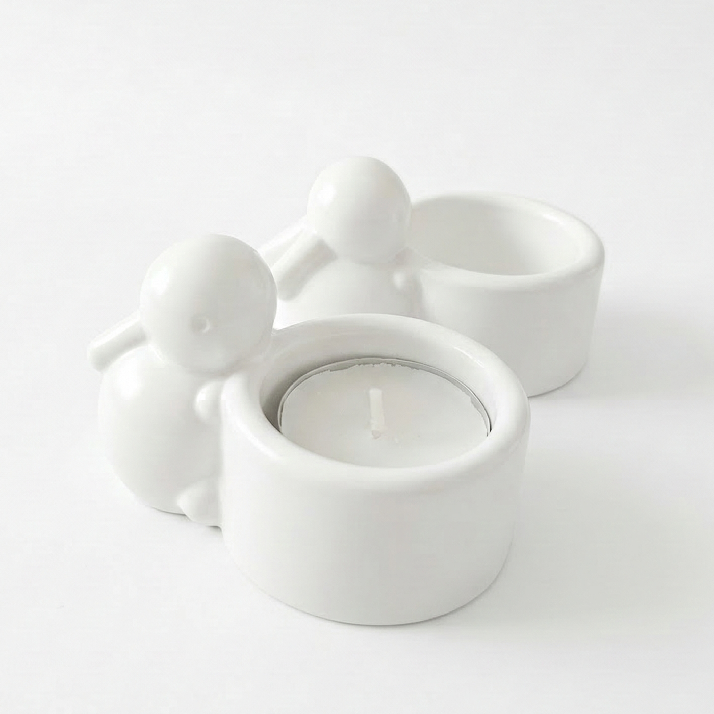 Multifunctional Bunny Candle Holder - Brown