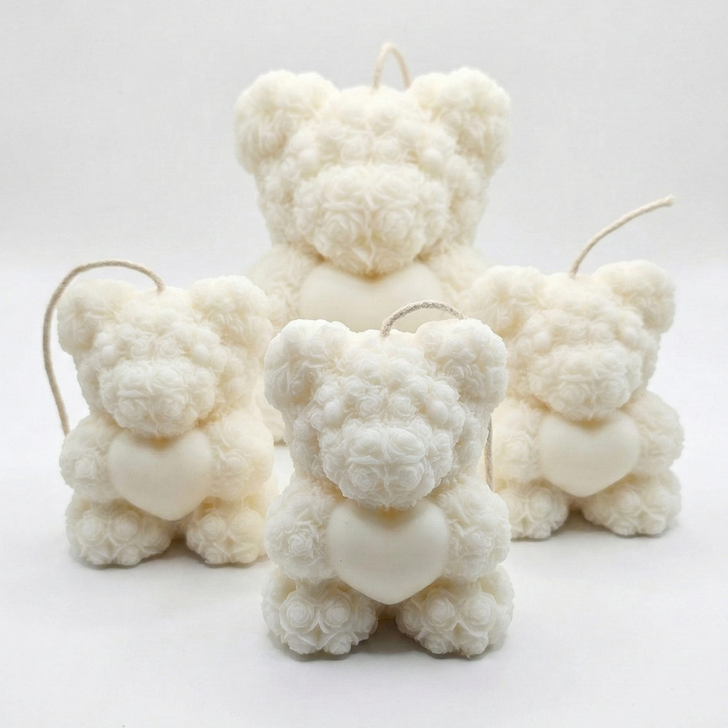 Candle Maxi Bear - White / Coconut