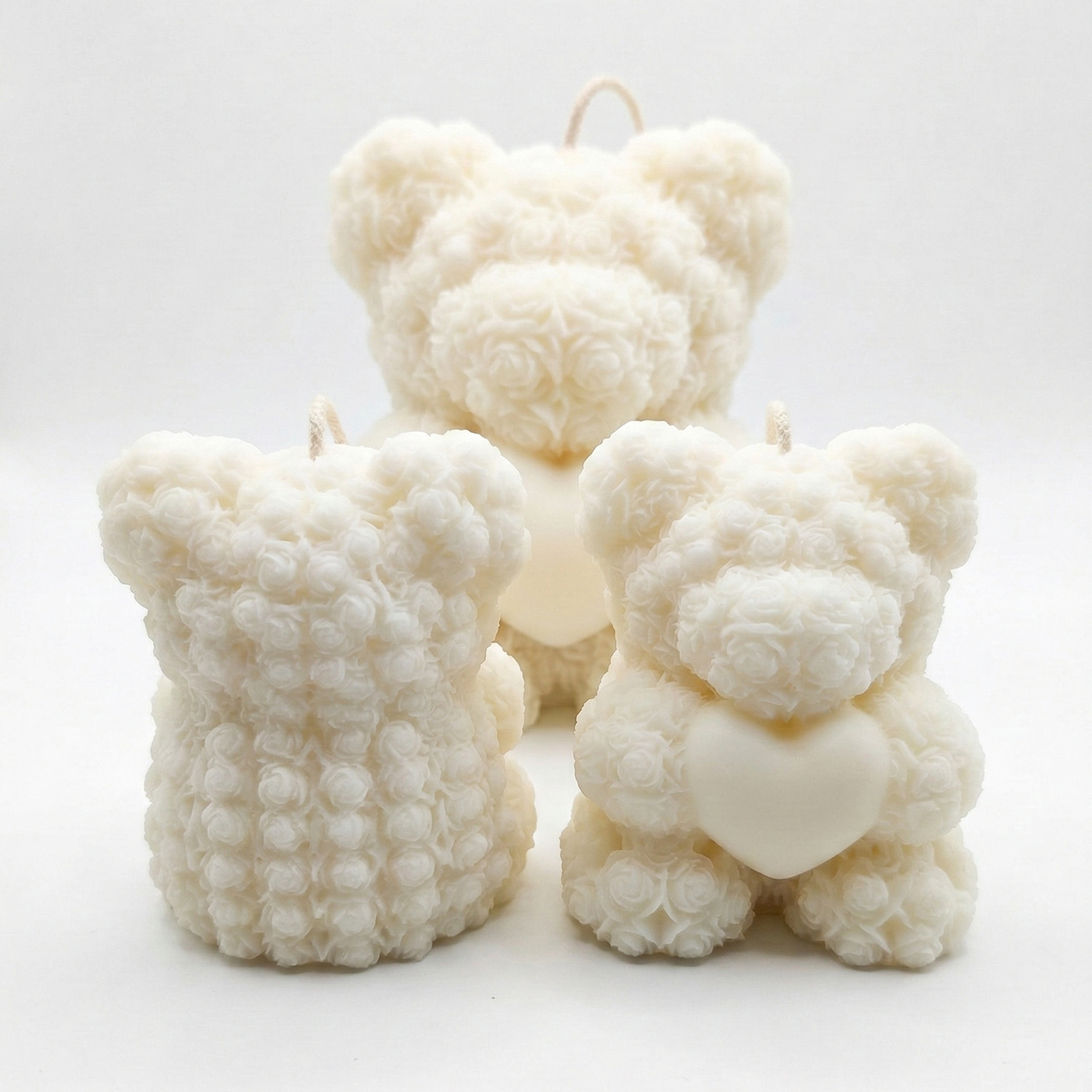Candle Maxi Bear - White / Coconut