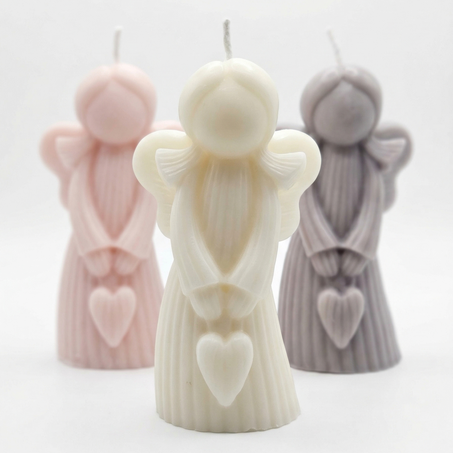 Angel Candle - Grey/Lime, Mango