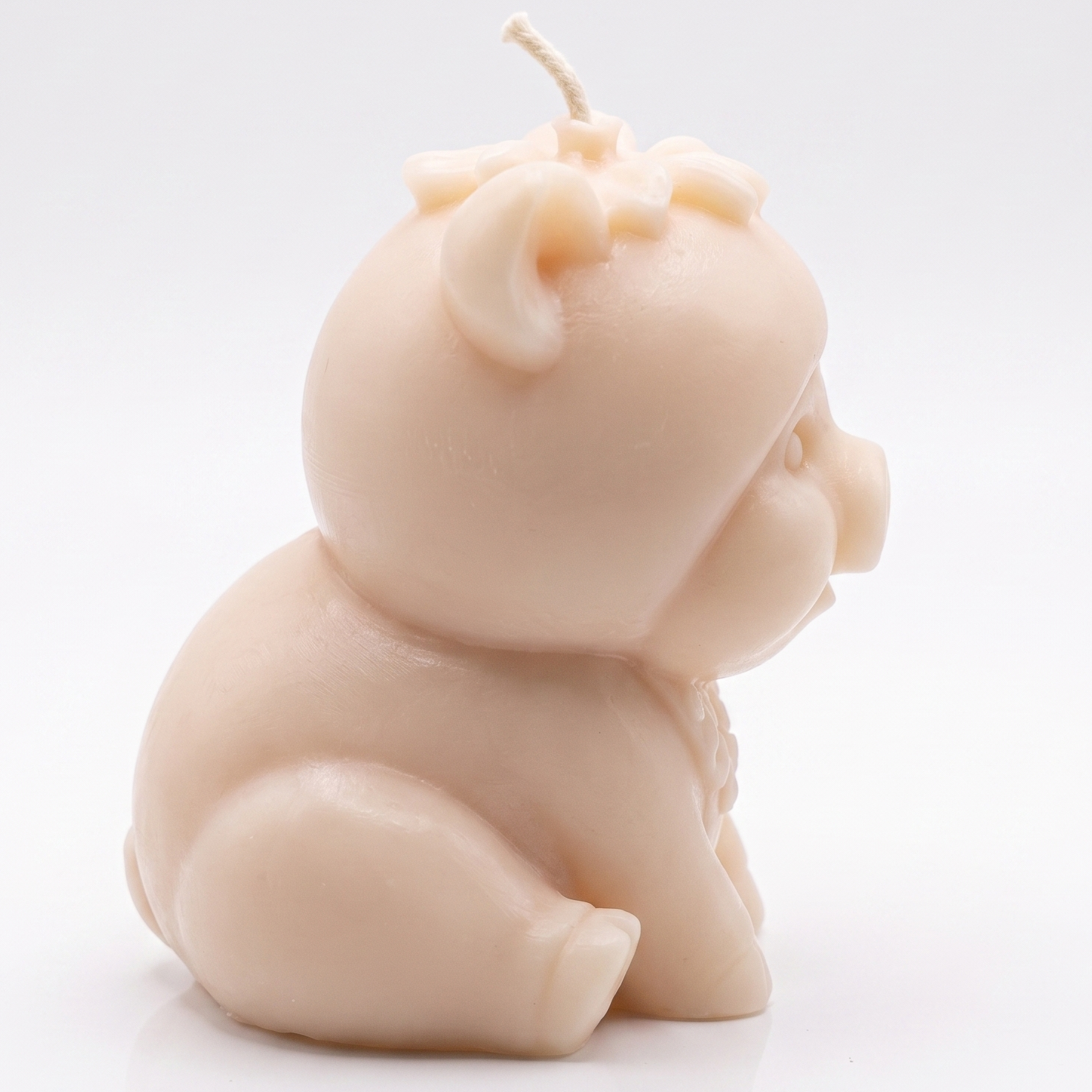 Piggy Candle - Pink / Coconut