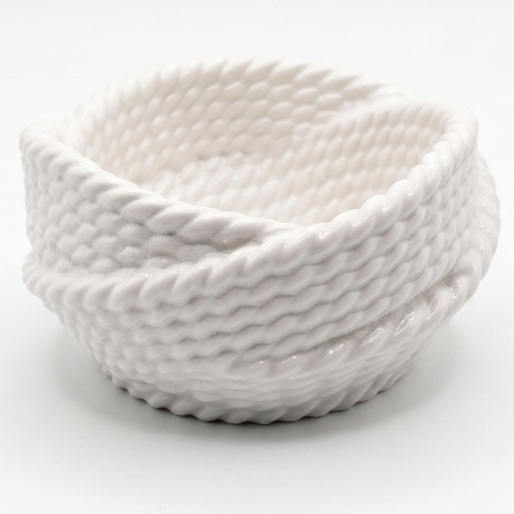 Design Candleholder Yarn – White