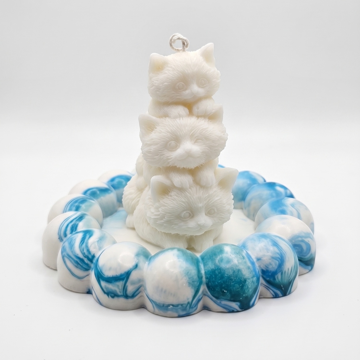 Design tray Bubble - White / Blue