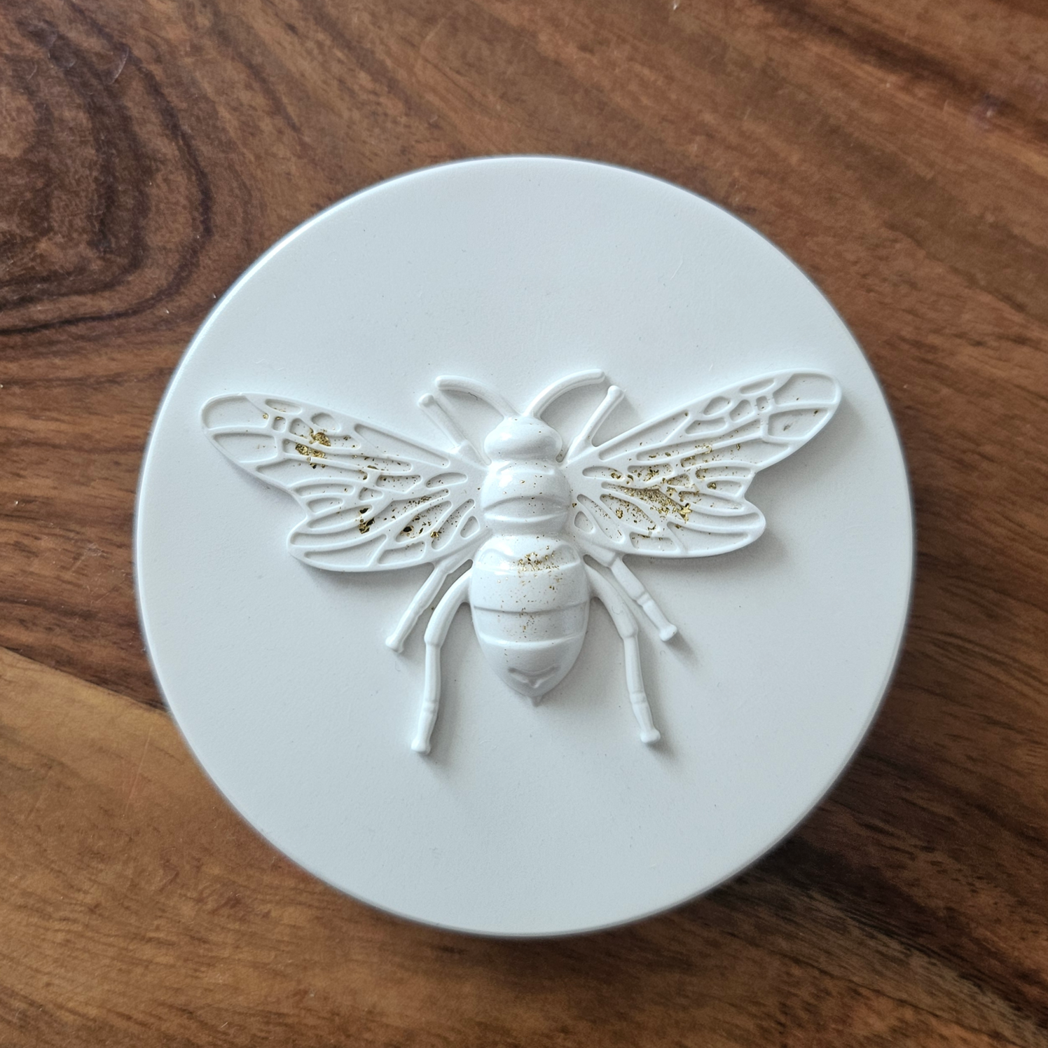 Bee Container - White / Gold