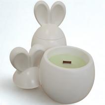 Bunny Candle - White / Lime Mango