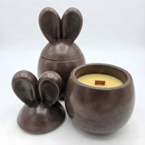 Sweet Bunny Candle - Brown / Lime, Mango