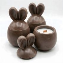 Candle Choco Drobec - Brown / Grapefruit, Pomelo