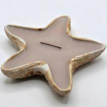 Sea Star Candle - Sand / Sea Salt, Wood