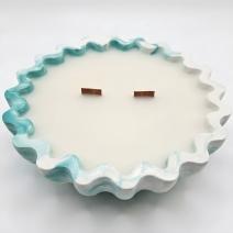 Apple Dream Candle - White / Green / Apple, Cinnamon