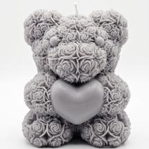 Candle Maxi Bear - Gray / Lime, Mango