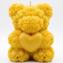 Candle Maxi Bear - Yellow / Lime, Basil, Mandarin