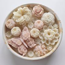 Candle Garden - White / Gold / Honey, Milk
