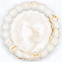Design Tray Perla - White / Gold
