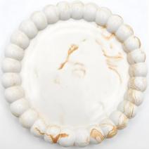 Design tray Rondo - White / Gold