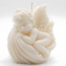 Cherub Candle - White / Coconut