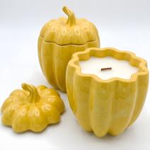 Ripening Pumpkin Candle - Yellow / Apple Strudel / XL