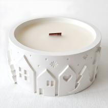 Winter Landscape Candle - White / Milk, Honey