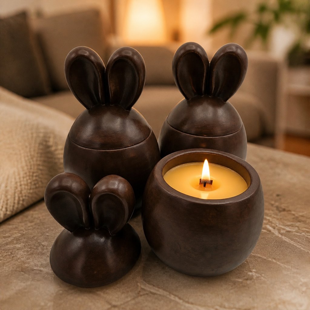 Choco Crumb Candle - Brown / Vanilla