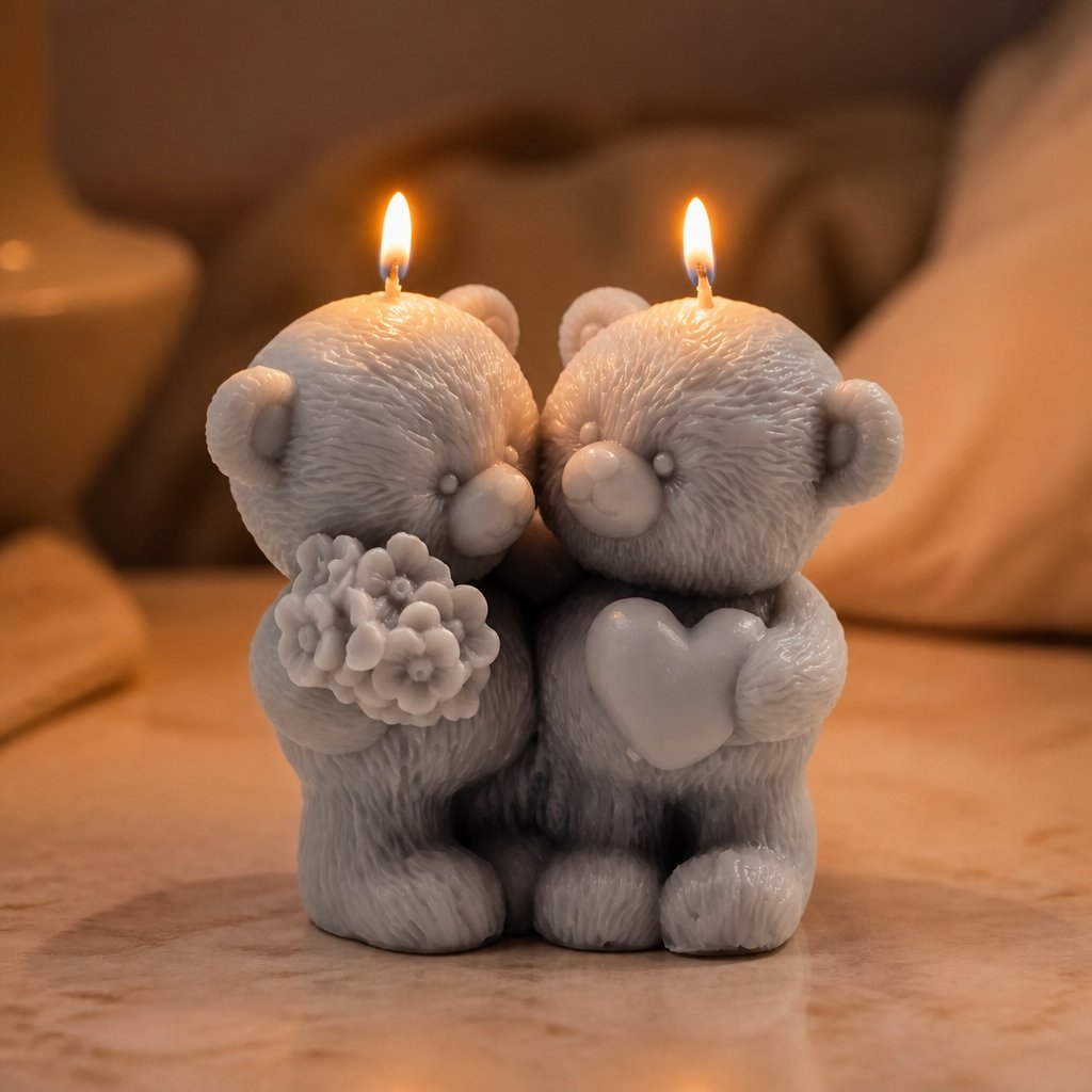Forever Candle - Gray / Vanilla