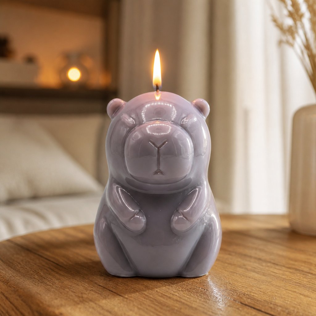 Capybara Candle - Gray / Vanilla
