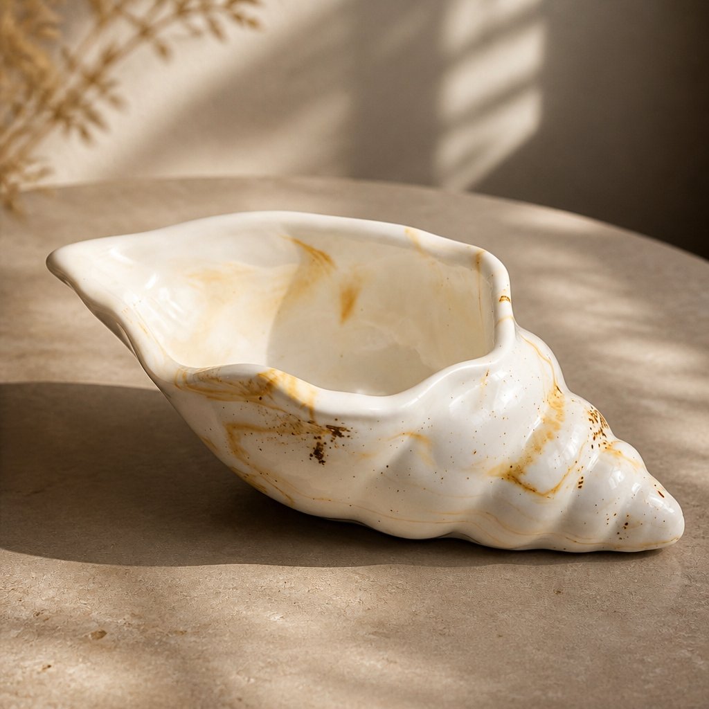 Aura Container - White / Gold