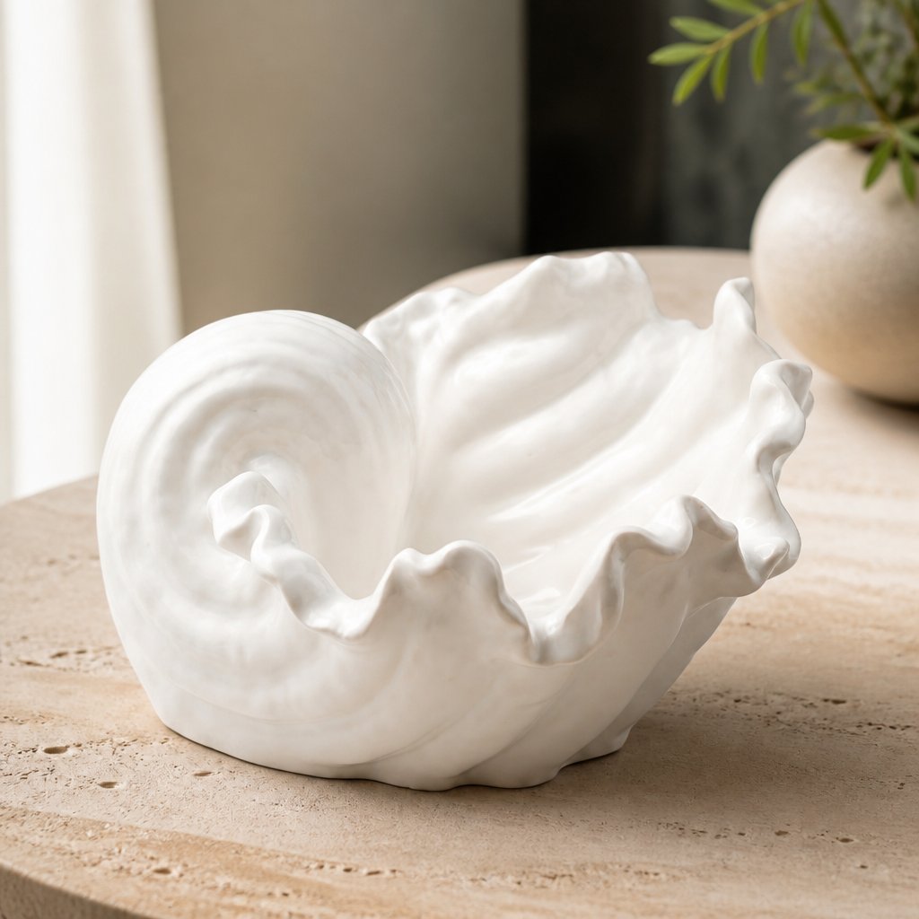 Design bowl Shell - White