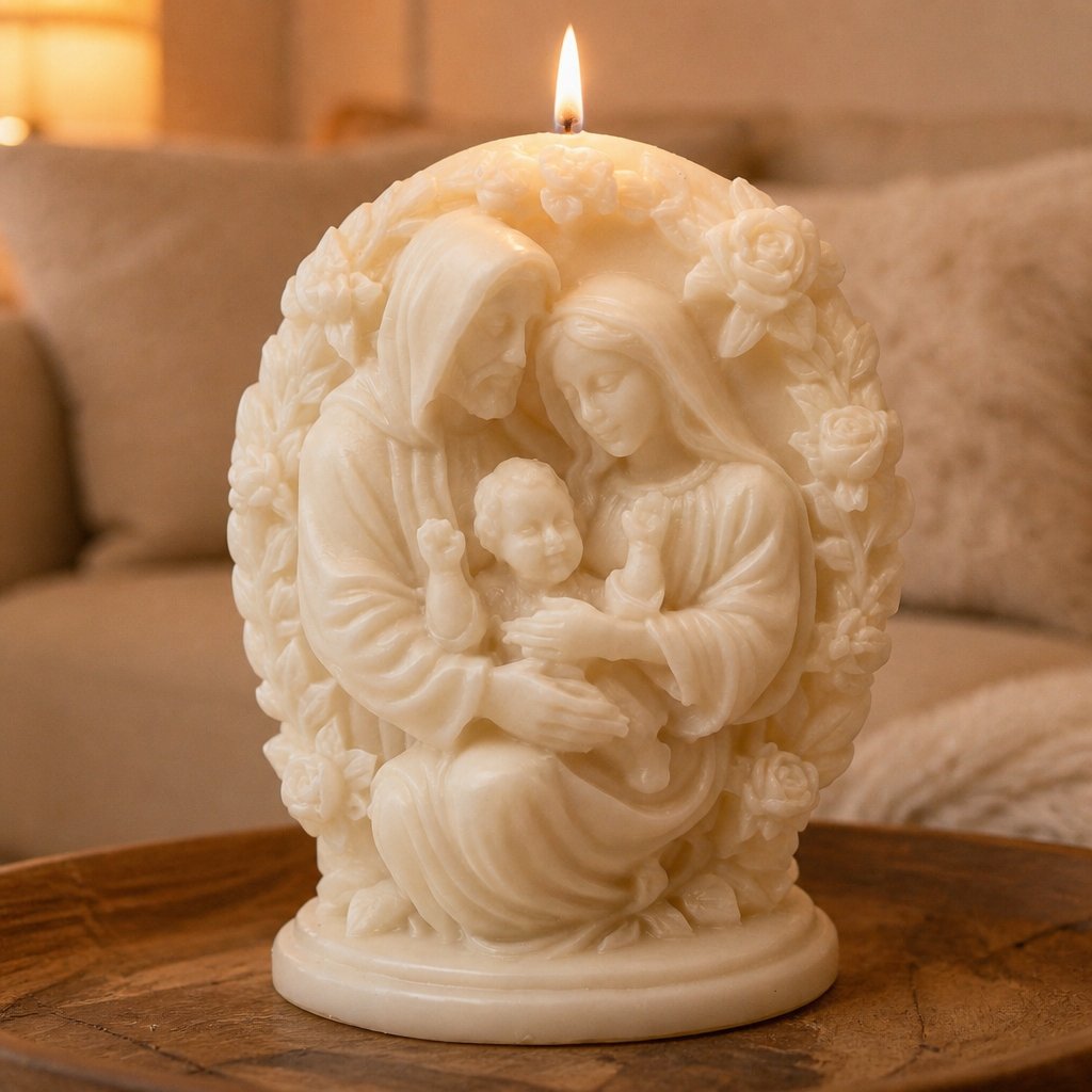 Bethlehem Love Candle - White / Coconut