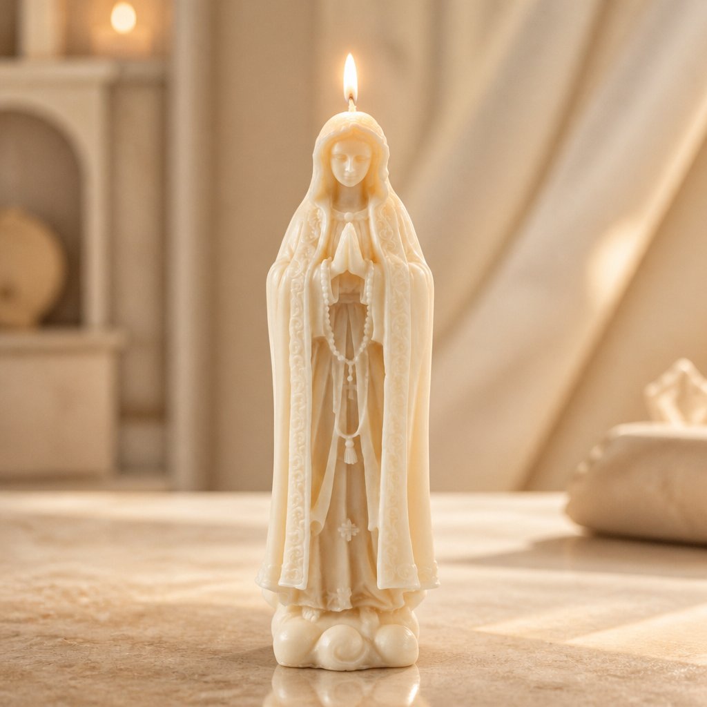 Candle Madonna - White / Coconut