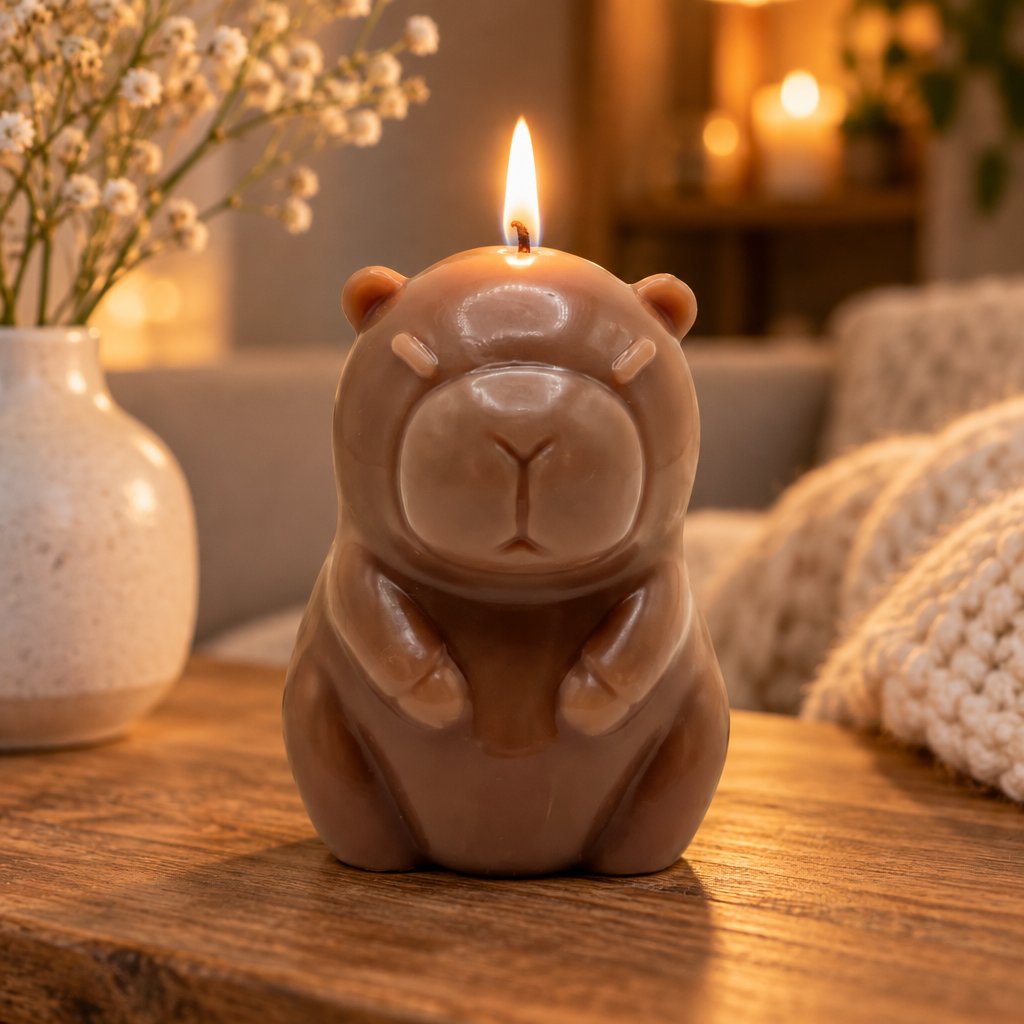 Capybara Candle - Brown / Vanilla